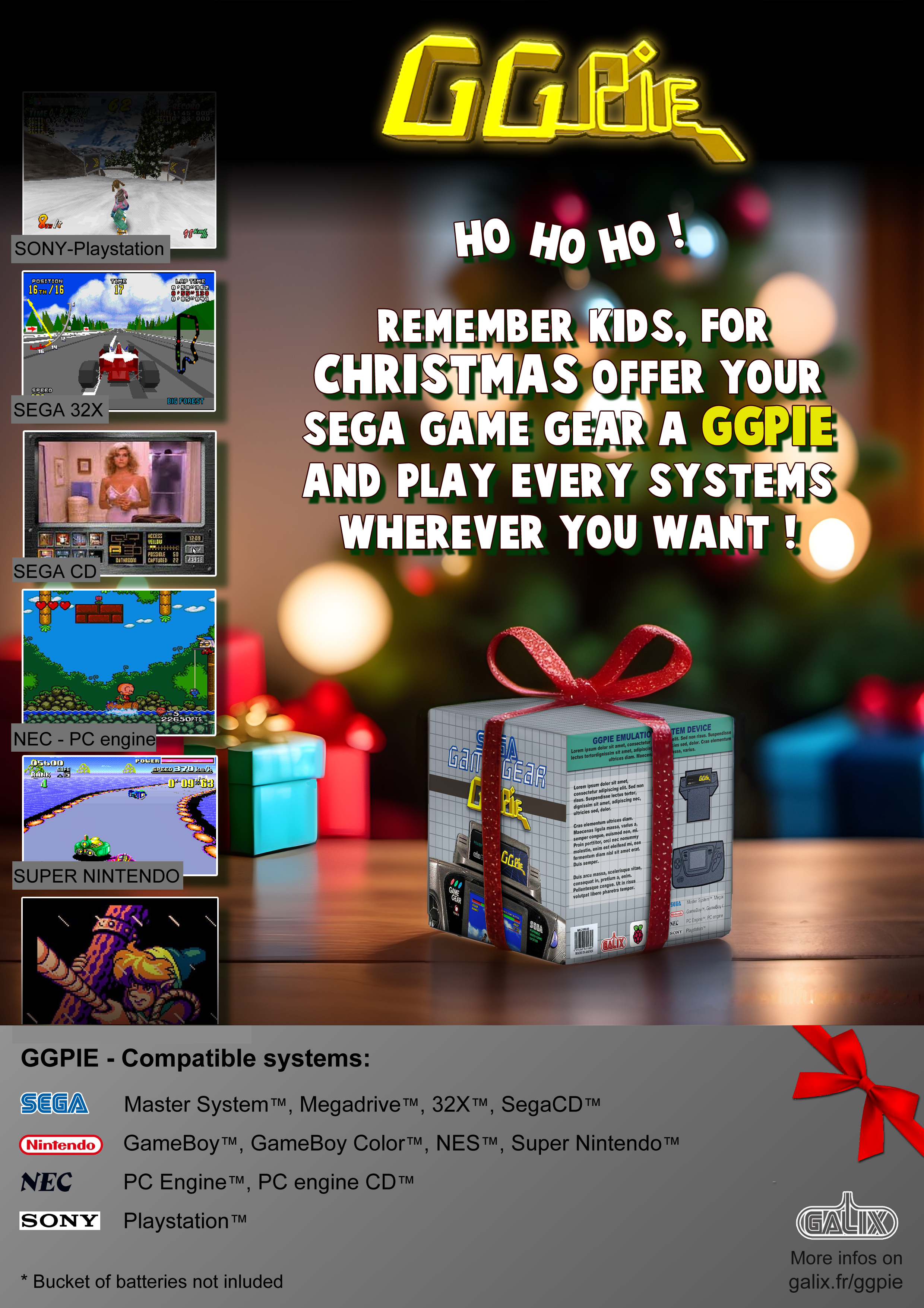 GGPie - Game Gear + RetroPie = ♥ Advert-xmas